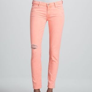 7 For All Mankind Coral Skinny Jean